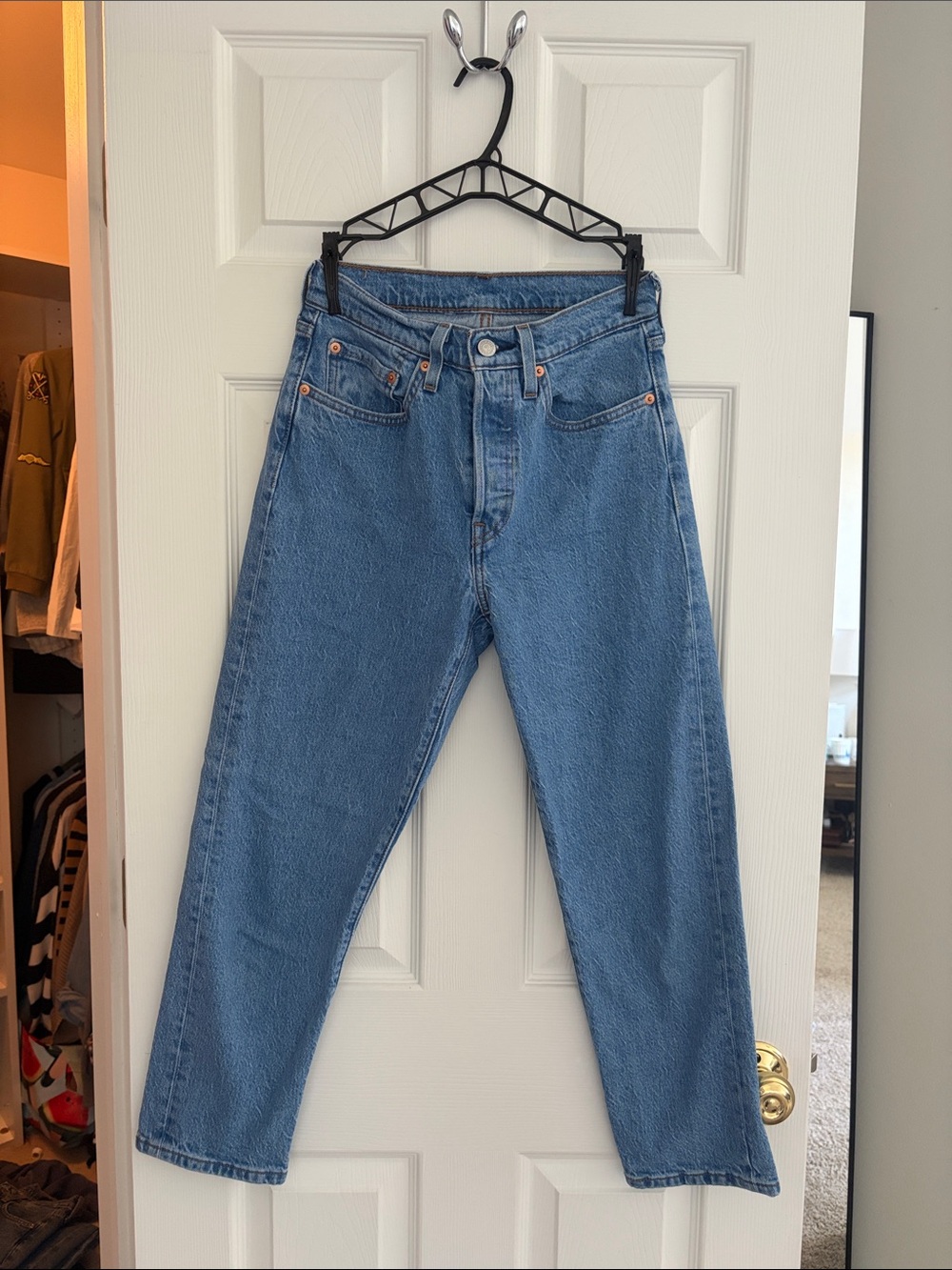 501 Levi’s Women Classic Blue Straight-Leg Jeans